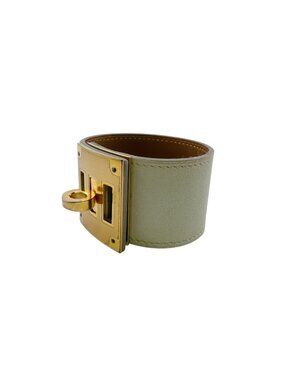 Hermes Bangle Studded Turnlock Wide Tall Bracelet